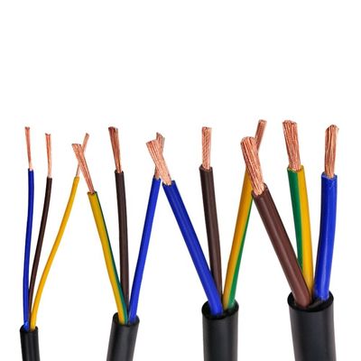 comprar 4 núcleos de PVC aislado con cable RVV flexible de 4 mm de diámetro y conductor de cobre en cadena online manufacture