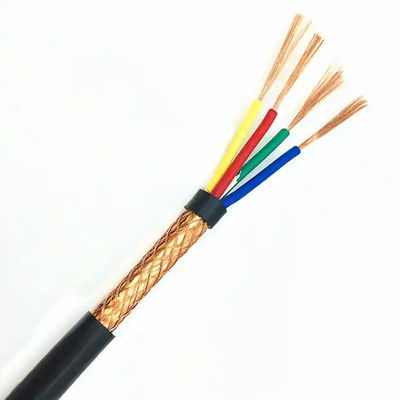comprar 0.75mm2 300V RVVP 4 núcleo de cable blindado seguro con aislamiento de polietileno online manufacture