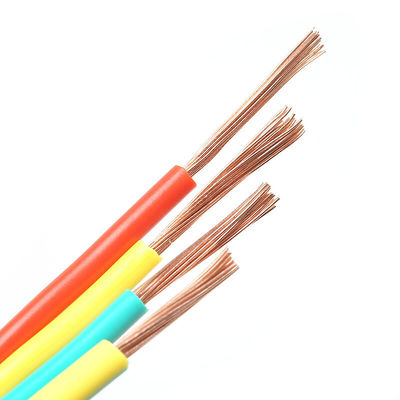 Cables eléctricos de cobre aislado en PVC de núcleo único BV/BVR de 1,5 mm y 2,5 mm para cableado de la casa