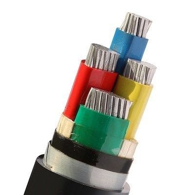Tamaño personalizado 4 núcleo 6mm 10mm 16mm 25mm 35mm 50mm Cu / PVC / PVC cable con cobre puro
