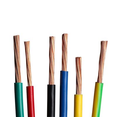 Cables y cables eléctricos aislados de PVC con conductor en hebras para líneas de casa personalizadas