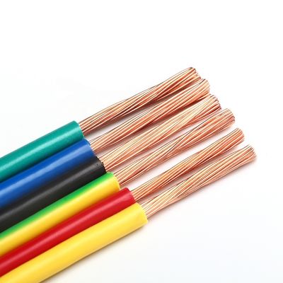 Cable de alimentación de cobre de PVC de núcleo único BVR 4 mm personalizable para cableado de la casa