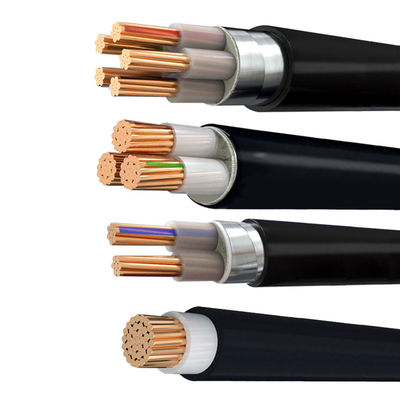 4 núcleo de cobre conductor PVC cable de aislamiento 4 * 240mm para la transmisión de energía 450V / 750V