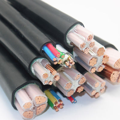 Cable de alimentación subterránea NYY 5X6mm con aislamiento de PVC de 0.6/1 KV y conductor de cobre