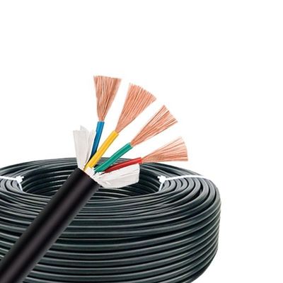 3 núcleos de cable múltiple 0,75 mm 1,5 mm 2,5 mm 4 mm Rvv cable eléctrico cables de cobre flexible