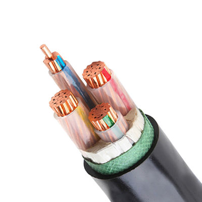 longitud personalizada calefacción 0.6/1kv XLPE aislado PVC envuelto Cu conductor 4X25 1X16mm