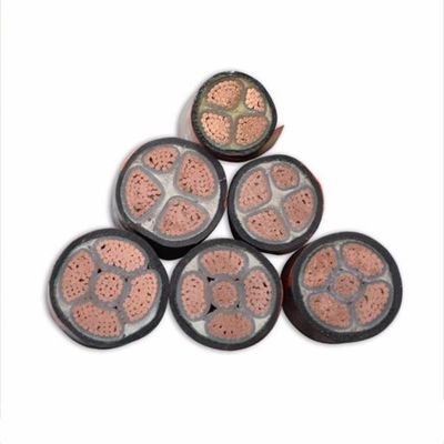 Bajo voltaje 5X25MM2 Cables de alimentación de alambre eléctrico blindado para trabajos de construcción
