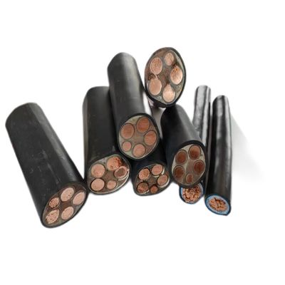 Cable Nyy/Nayy 20-400mm2 Tamaño de baja tensión 4 núcleo de cable de alimentación XLPE PVC de caucho aislado